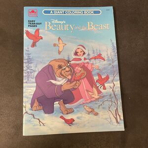 Vintage - Golden - Disney - Beauty & the Beast‎ - Coloring Book - 1991 - RARE